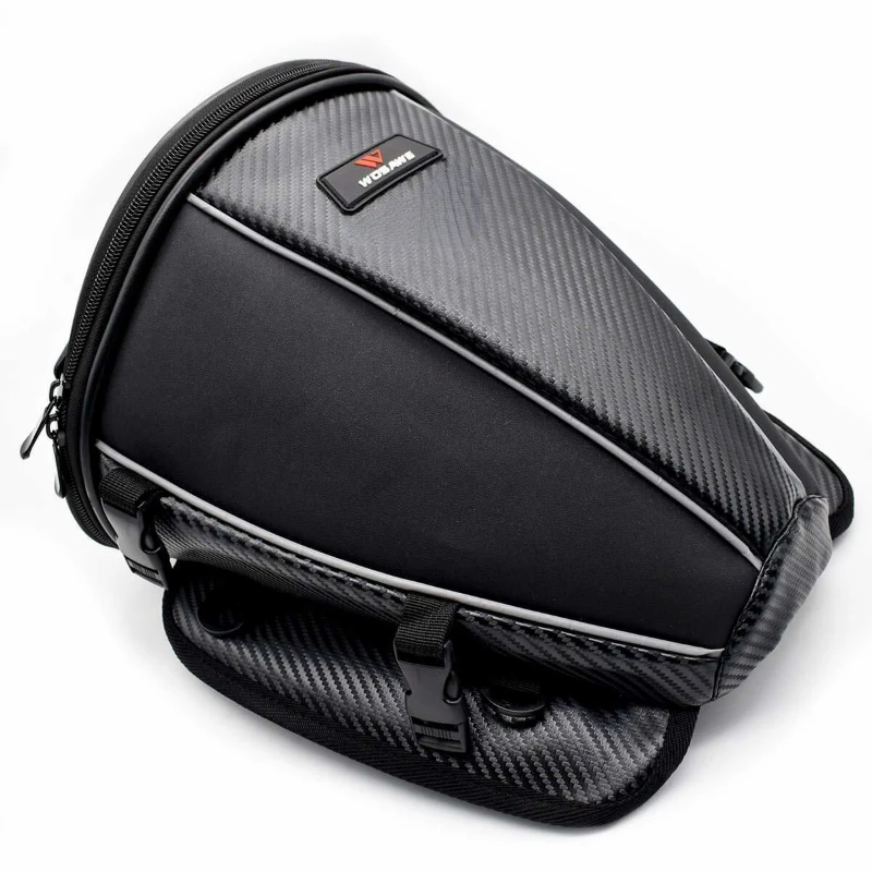 Motorcycle Durable Rear Seat Bag Suitcase Travel Shoulder Luggage Waterproof Motorbike Backpack Tail Tank Bag  Leather Sports