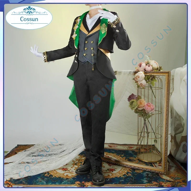

COSSUN [Customized] Game Ensemble Stars Tenshouin Eichi Cosplay Costume Halloween Outfits Men New Suit Uniform