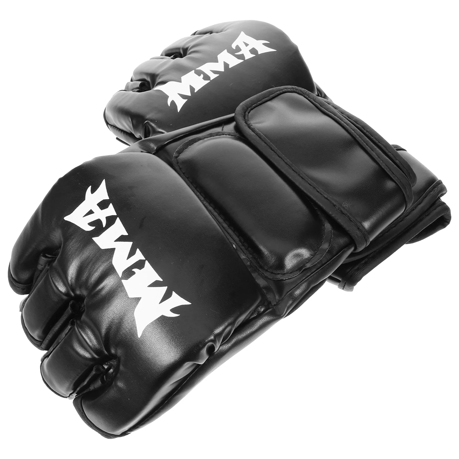 

1 Pair of Boxing Gloves Portable Kickboxing Gloves Boxing Exercising Gloves Half-finger Sparring Gloves