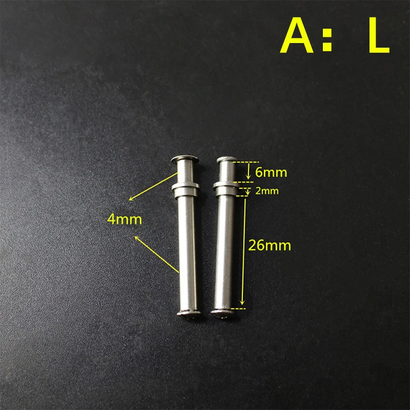 1 قطعة عمود الروك دبوس مقبض رمح الفولاذ المقاوم للصدأ مقبض الداخلي رمح الصيد الملحقات