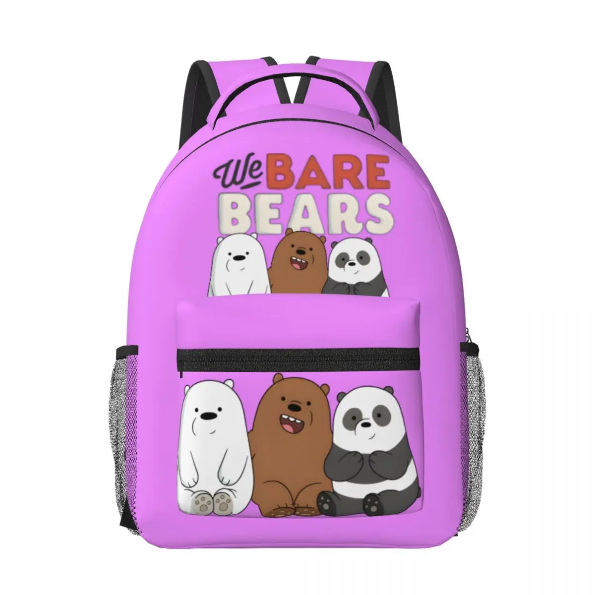 

We-Bare-Bears For Girls Boys Large Capacity Student Backpack Lightweight waterproof Backpack 17in