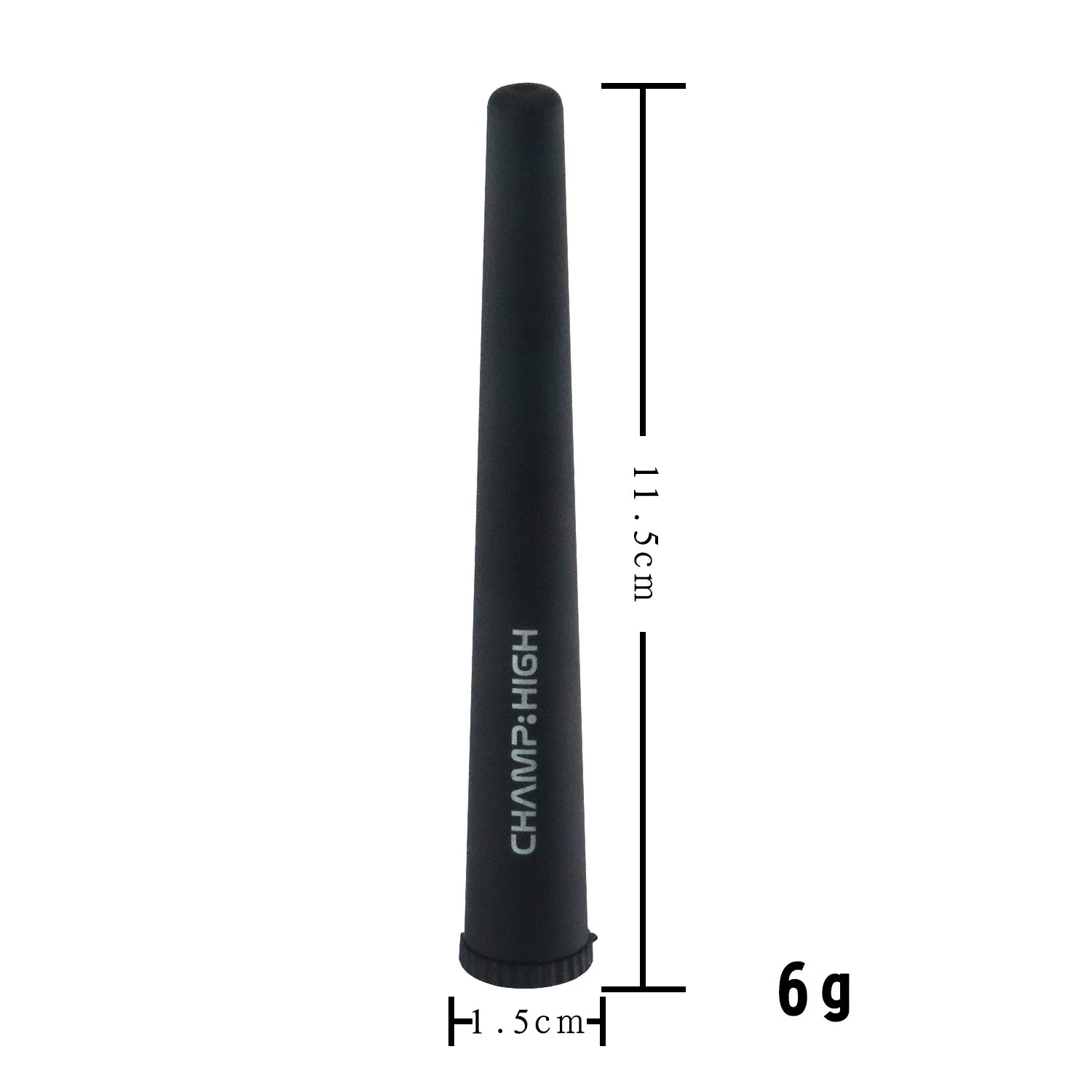 tapered plastic tube tobacco paper storage pipes with lid cigarette pipe Smoking Tube Waterproof Airtight Pill box Storage Bong