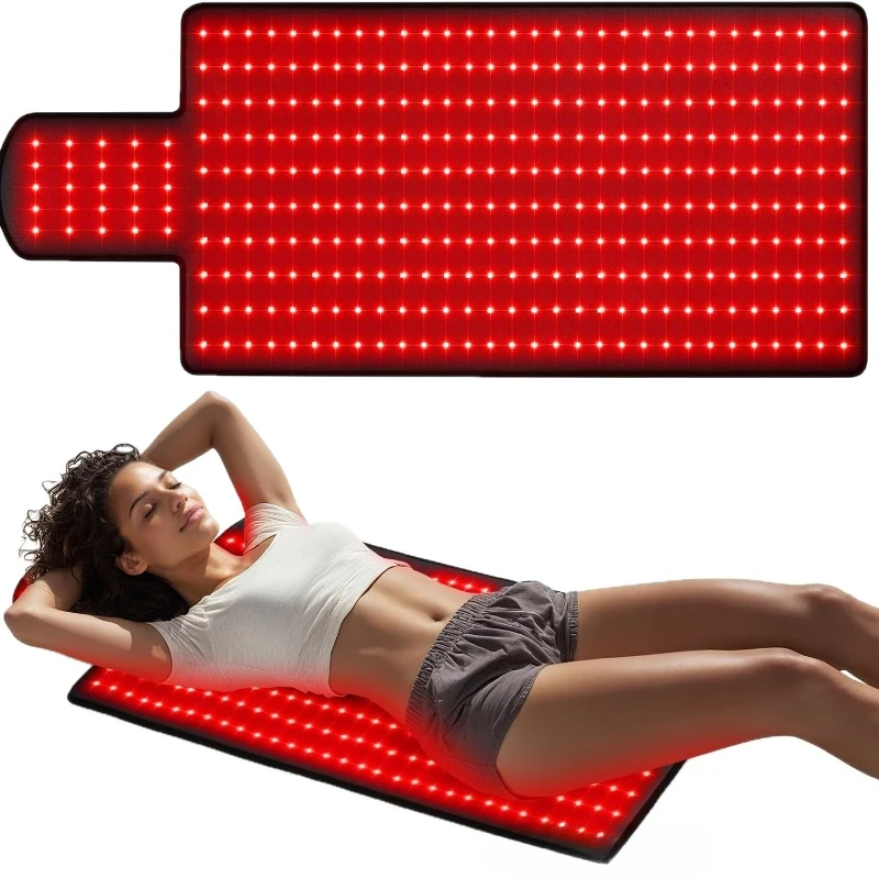 

325PCS 3 in1 LEDs Red Infrared Light Therapy Pads Skincare Far Infrared Waist Back Shoulder Muscle Pain Yoga Mats Relief Relax