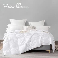 Peter Khanun 100% Goose Down Duvet Lightweight Down Comforter Summer Quilt Blanket Hypoallergenic & Anti-mite 022