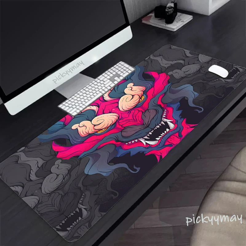 Rosa sakura mouse pad tapete grande não-deslizamento mesa de trabalho esteira do estudante mesa de cerejeira flor mousepad xxl acessórios de escritório