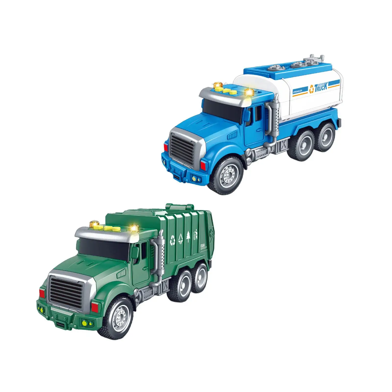 Truck Toy with Lights and Sounds Kids Play Vehicle Realistic Early Development