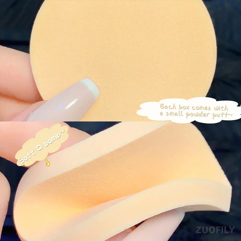 بودرة وجه جديدة مع بودرة أساس ناعمة منتفخة مضغوطة للمكياج وخافي عيوب المسام وتبييض مستحضرات التجميل #5