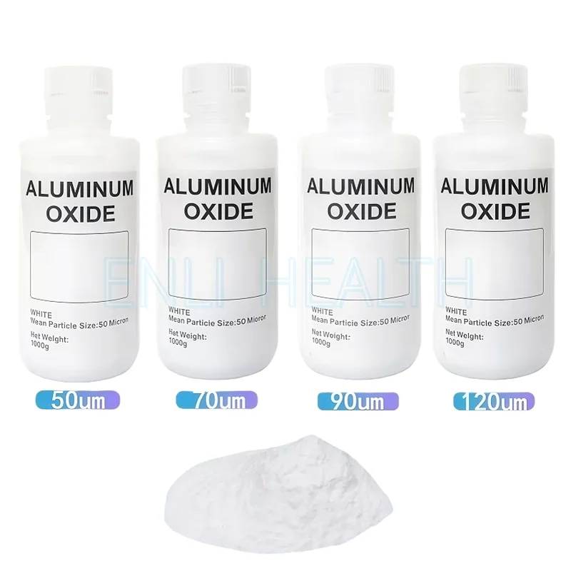 

1000g Dental High Purity Aluminum Oxide Powder Aluminum Sandblasting Powder Clean up foreign objects Sandblasting Machine Powder