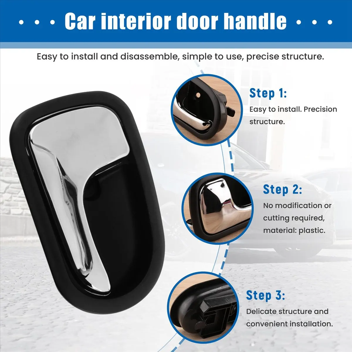 Super Sale Car Front Rear Interior Door Handle for Mazda 323 Protege BJ 1995 1996 1997 1998 1999 2000 2001 2002 2003 Left