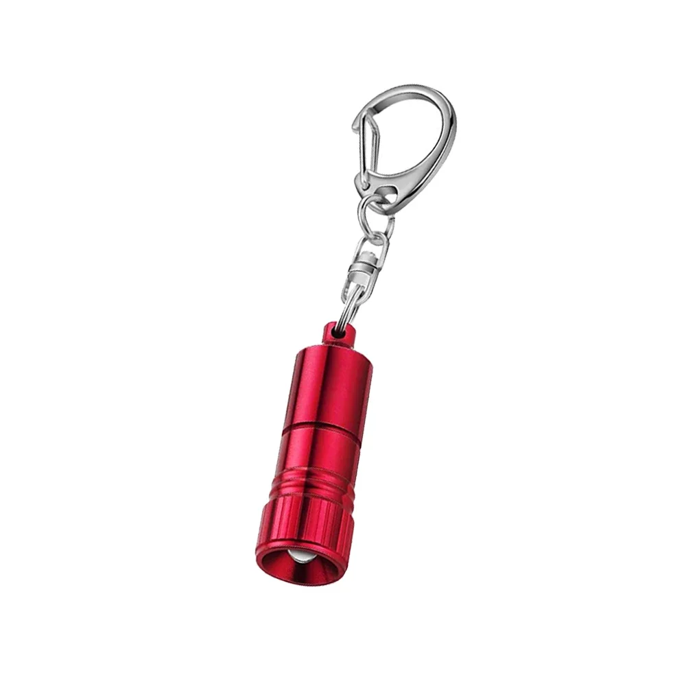 Mini-zaklamp Zaksleutelhanger Zaklamp met haak Noodverlichting LED-sleutelhanger Zaklampen met batterij inbegrepen