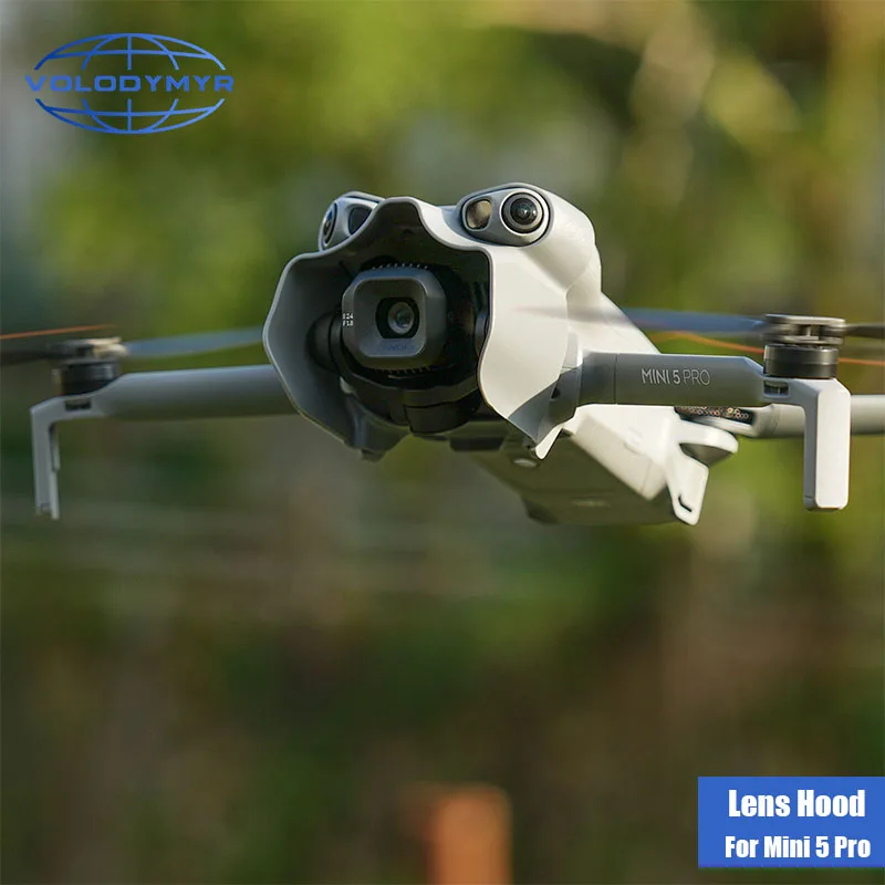 

VOLODYMYR Lens Camera Hood for DJI MINI 5 PRO Sunshade Anti-glare Lens Guard Gimbal Protective Cover Sunhood Drone Accessories