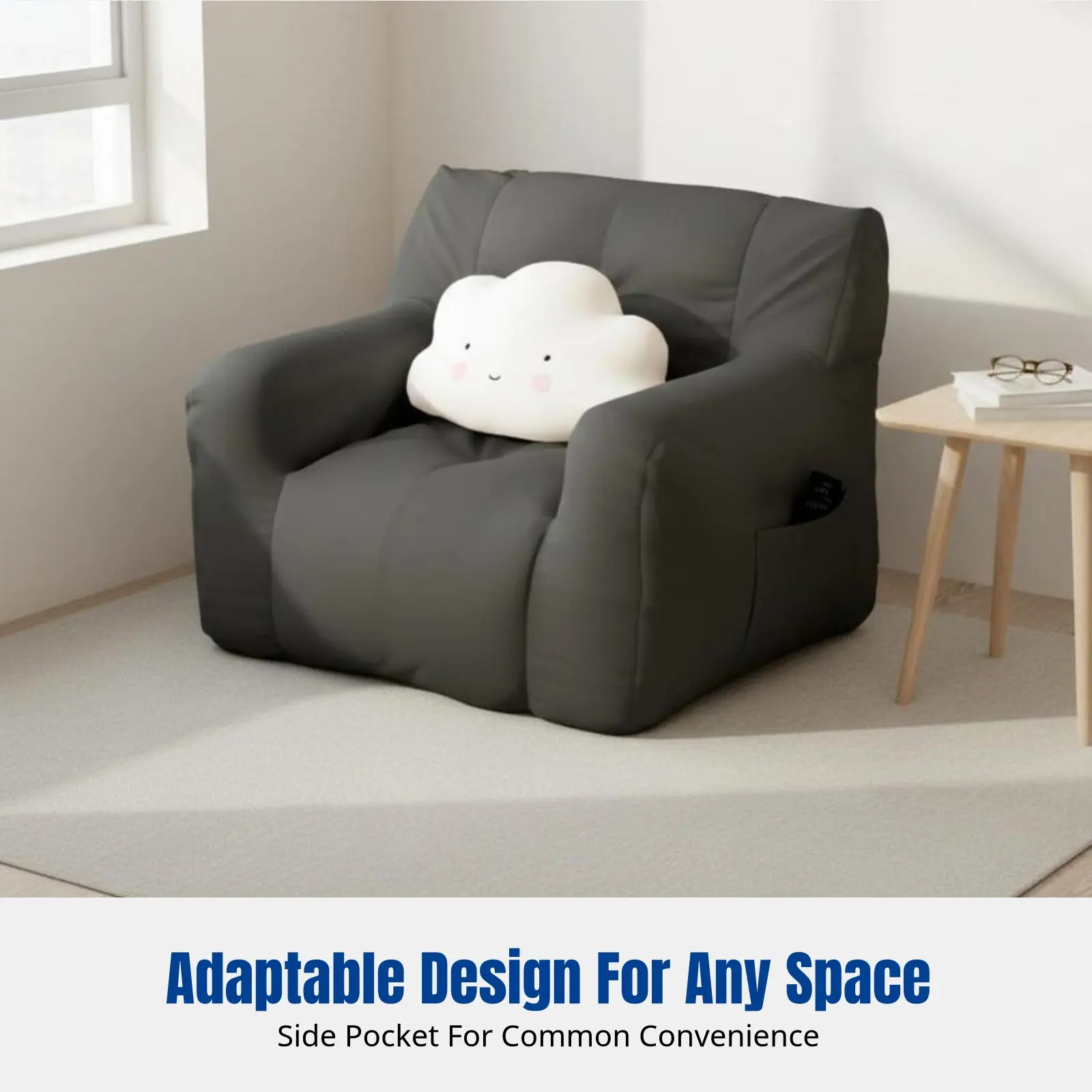 

Японский ленивый диван-матрас, кресло-реклайнер, высокая эластичность, для спальни, балкона, общежития, минималистичный дизайн