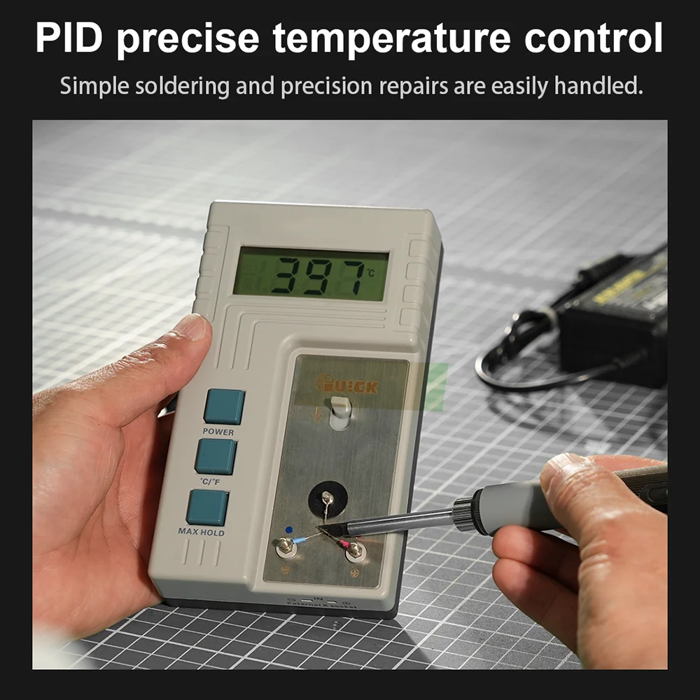 Gvda kit de ferro de solda portátil ferramentas de reparo de soldagem estação de retrabalho elétrica dicas soldador corpo de metal 3 temperatura