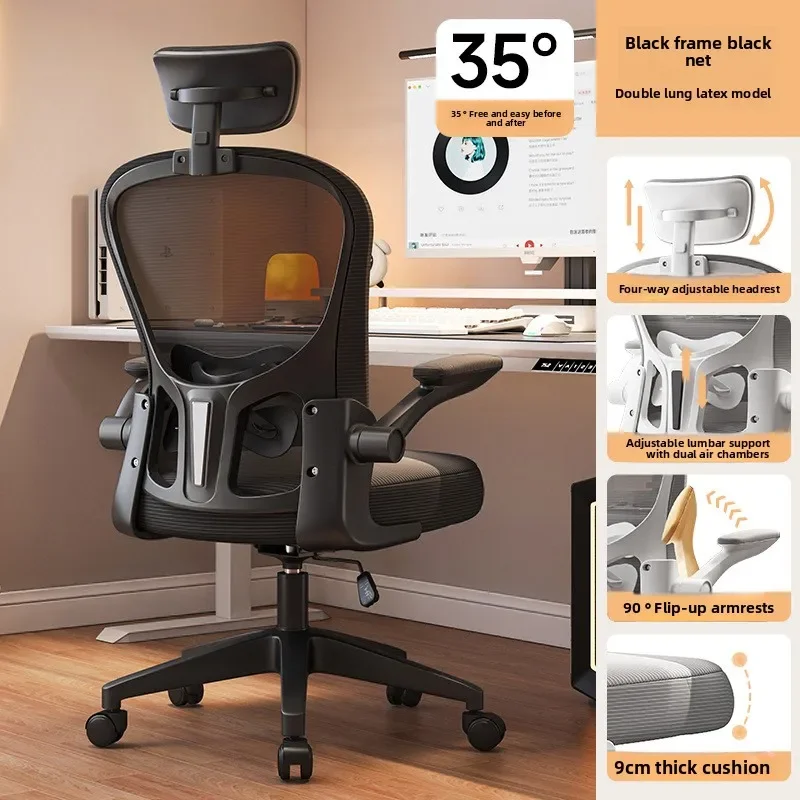 Stable New Computer chair Dormitory chair Ergonomic chair Learning seat Computer chair with waist rest