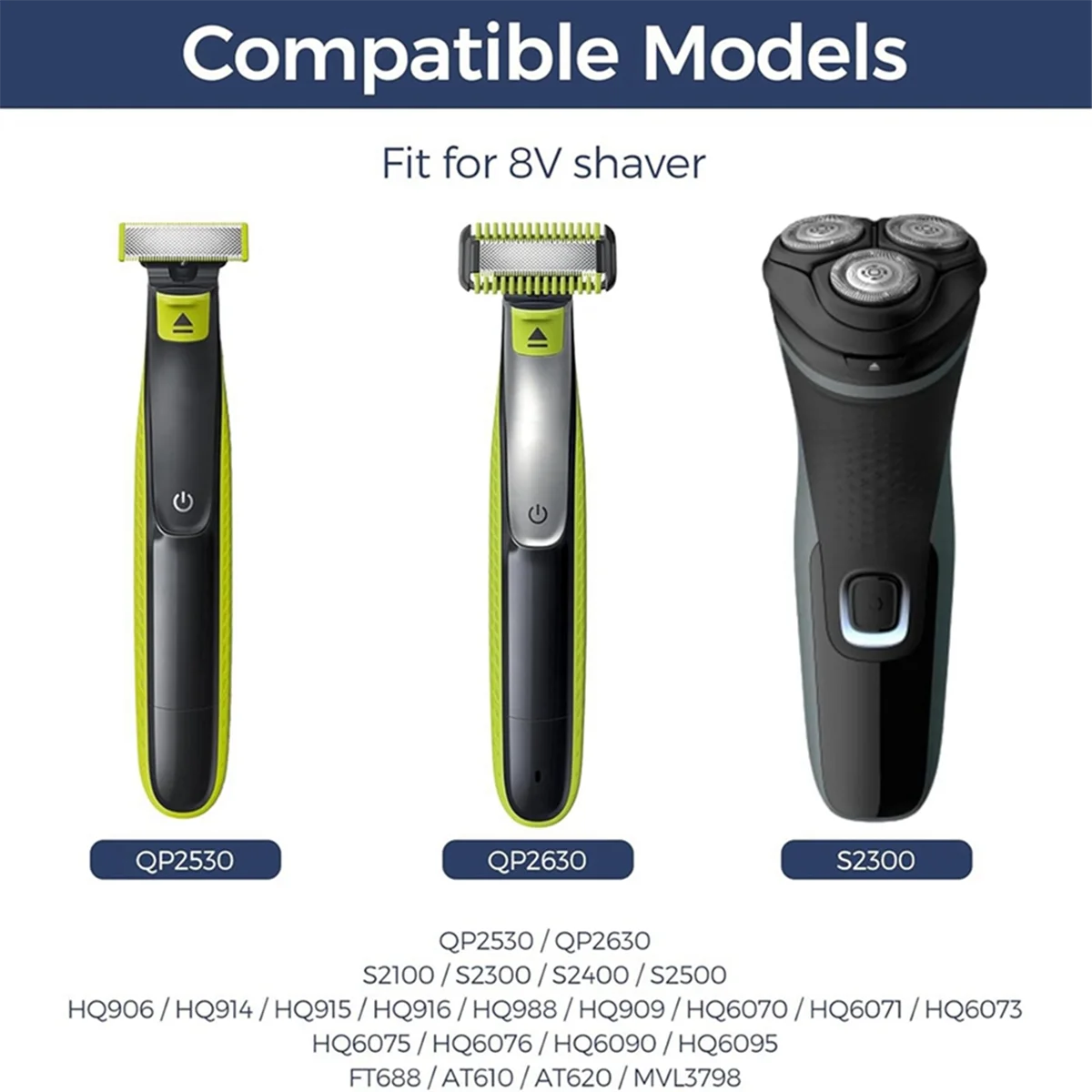 ABXHH 8 فولت HQ850 Type-C ماكينة حلاقة مهايئ شاحن محول شحن لشركة فيليبس شفرة واحدة QP2530 QP2630 الكهربائية أداة تهذيب اللحية B