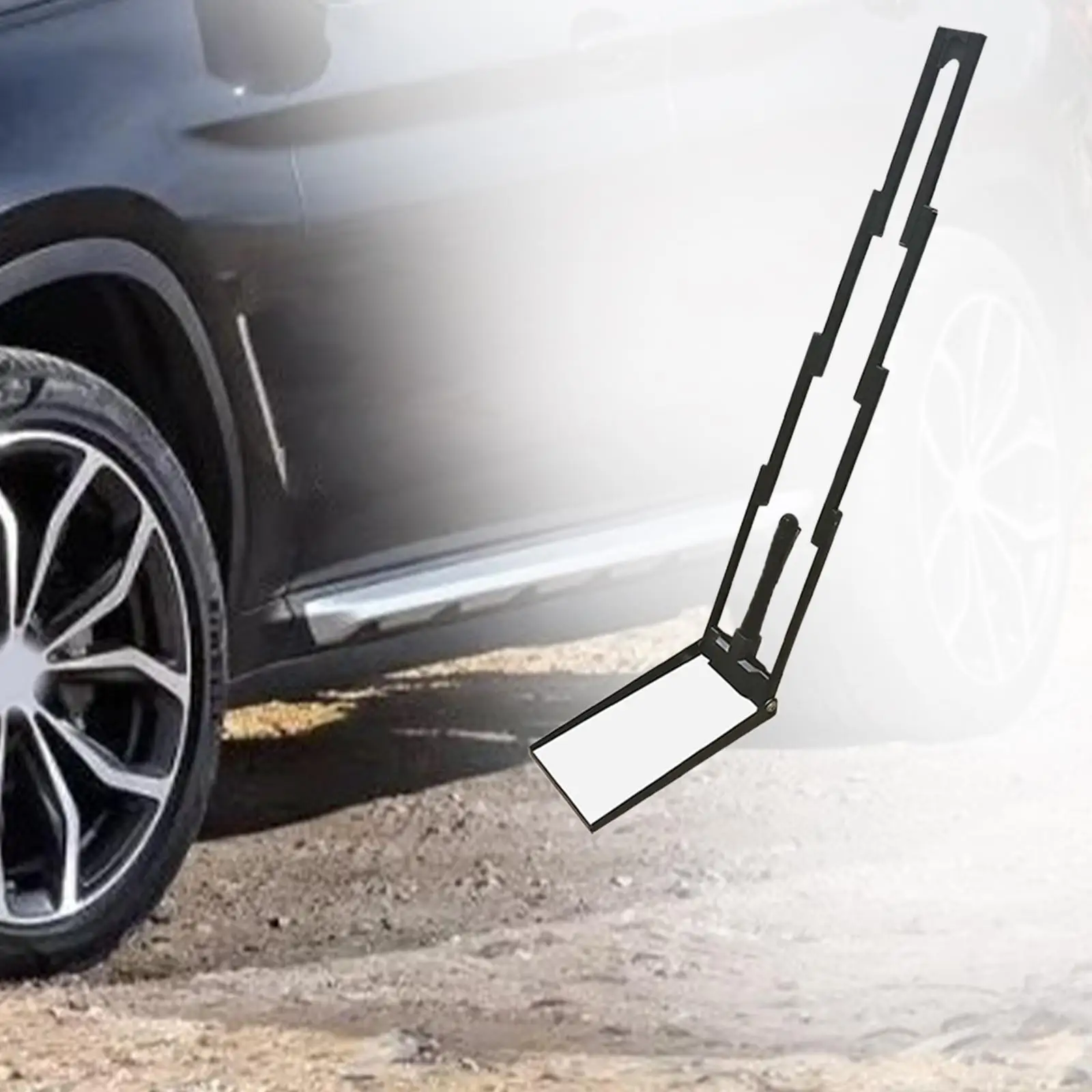 

Under Vehicle Inspection Mirror Folding Car Roof Built in Light Source