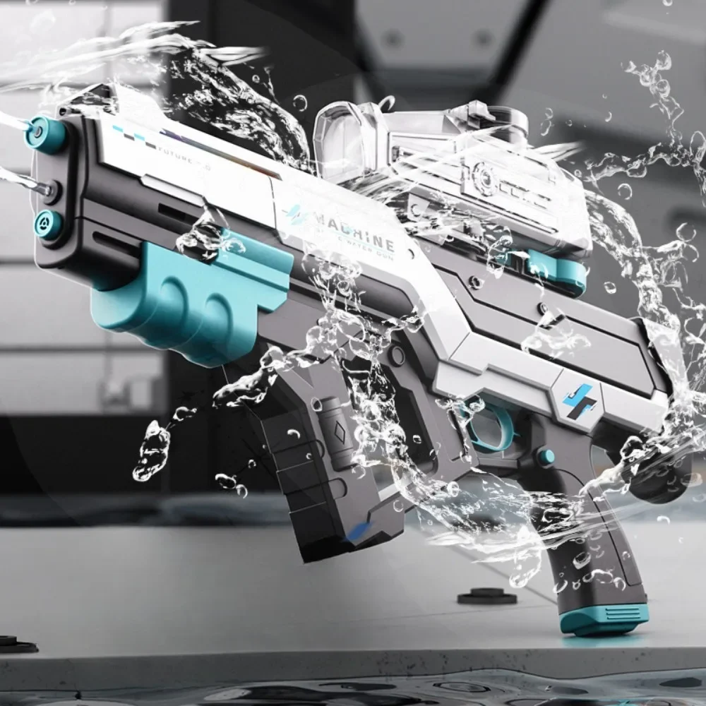 Lectric Raum Wasser Pistole Automatische Absorbieren Wasser Dual Modus Sommer Outdoor Pool Kampf Spiele Wasser Blaster Pistolen Spielzeug