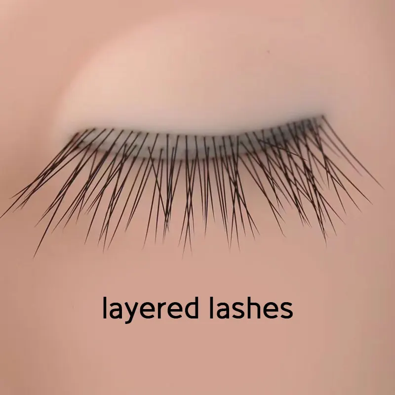 Upgraded TOP Quality Advanced Eyelash Mannequin Hot Selling Strip Lashes Practice SimulationTraining Head Lash Make Up Tools