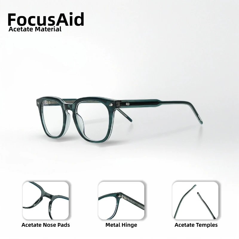 

Classic Retro Men's Optical Glasses Women's Luxury Brand Vintage High Quality Acetate Frame Clear Lens Decorative Glasses