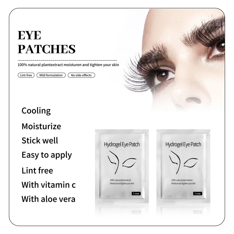50/100 PairsWimper Extension Papier Patches Eye Stickers U-vormige Lash Onder De Ogen Gel Pads Sticker Wimpers geënt Make-Up Tool