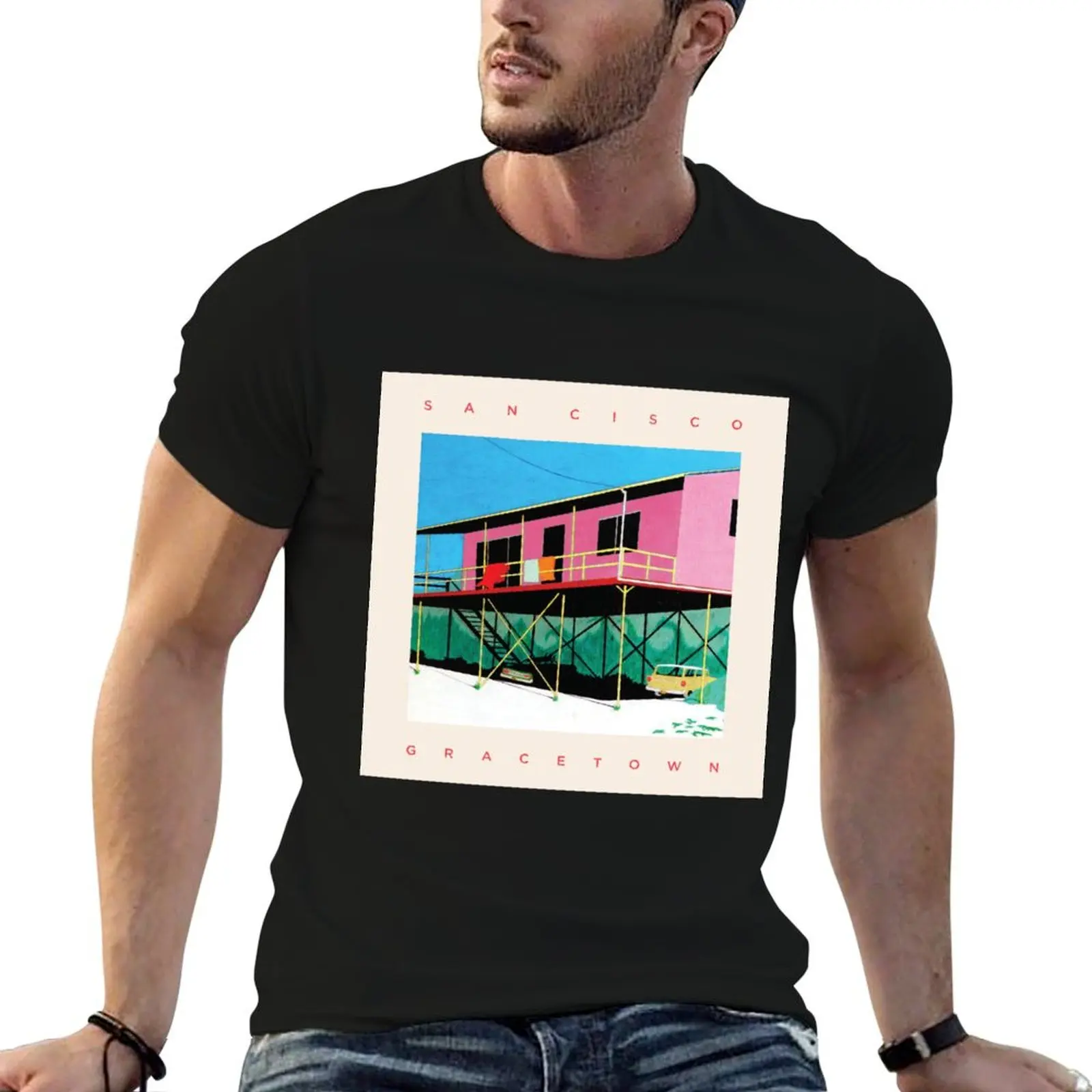 San Cisco New Album Cover Gracetown T-Shirt vintage t shirts baggy shirts essential t shirt plus size men clothing