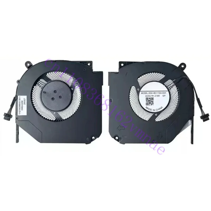 New laptop Cooler Fan Cooing For MECHREVO Jiaolong 15K 16K 17K 17KS 16S EGC-80111SX-0AH
