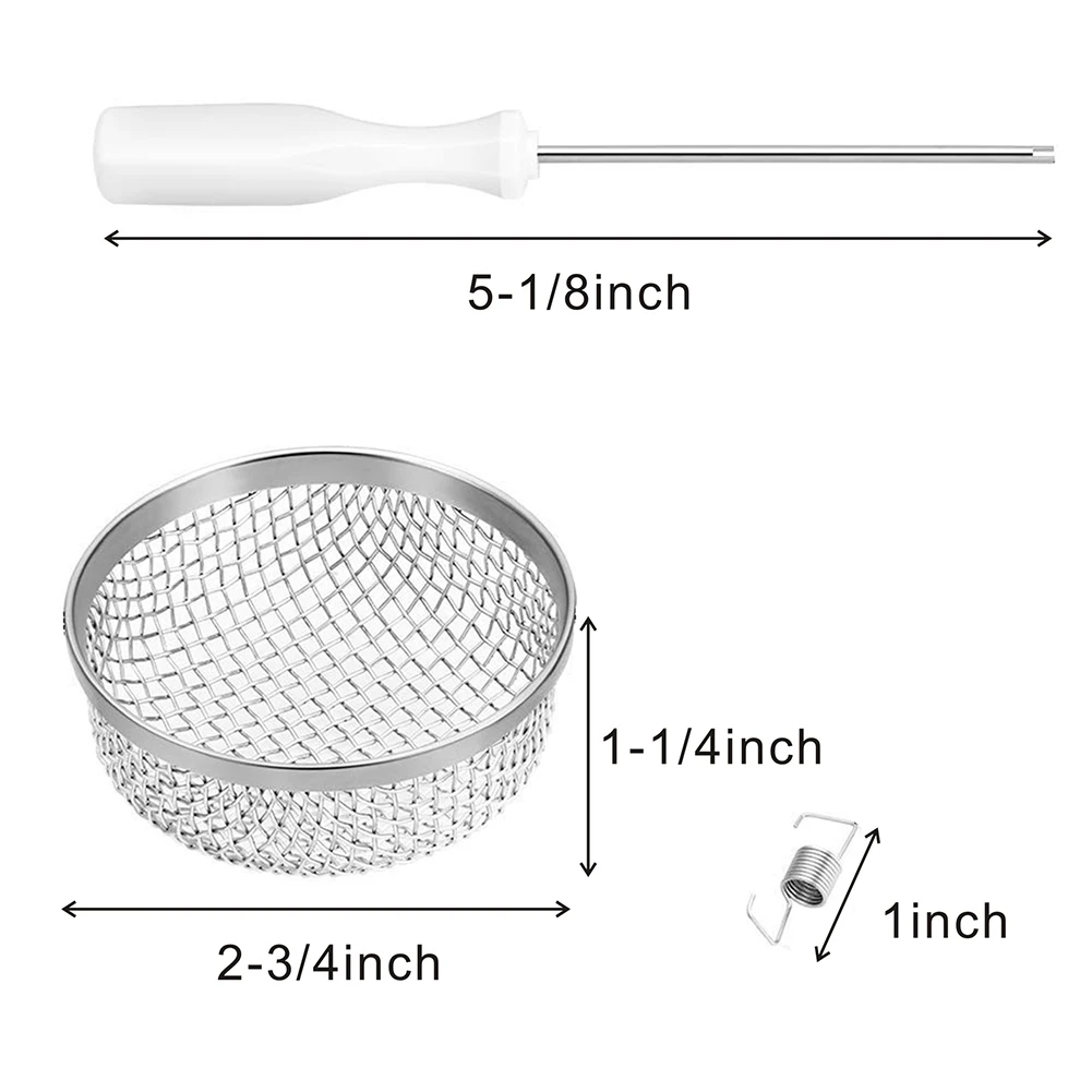 RV Furnace Vent Cover Stainless Steel Insect Bug Net Ventilation Mesh Cover Ventilation Net Cover for Camper RV Caravan