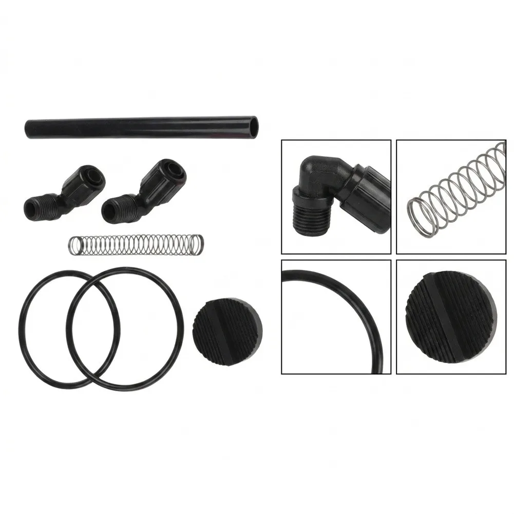 Chlorinator 320 and 322 Maintenance Kit with Two 1/2 Inch NPT 90 Degree Connectors One Tube Support Spring and Feeder Tubing