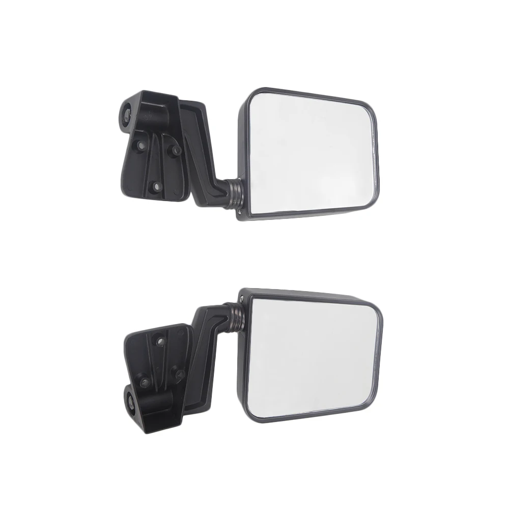 1 Pair Manual Rearview Mirror For Jeep Wrangler TJ 1996 1997 1998 1999 2000 2001 2002 2003 2004 2005 2006