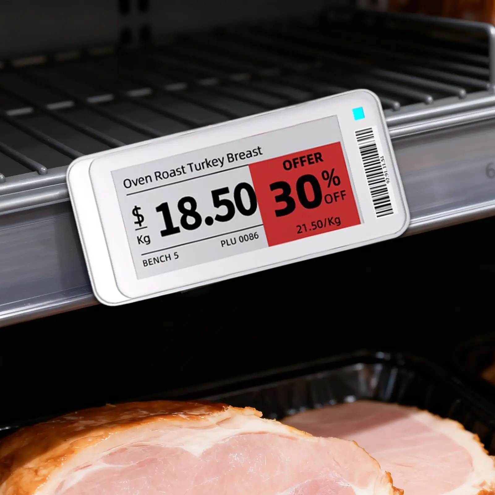 Electronic Shelf Label Magnetic Electric Smart Control Signages Editable E-paper Screen For Offices Restaurant Indoor Outdoor