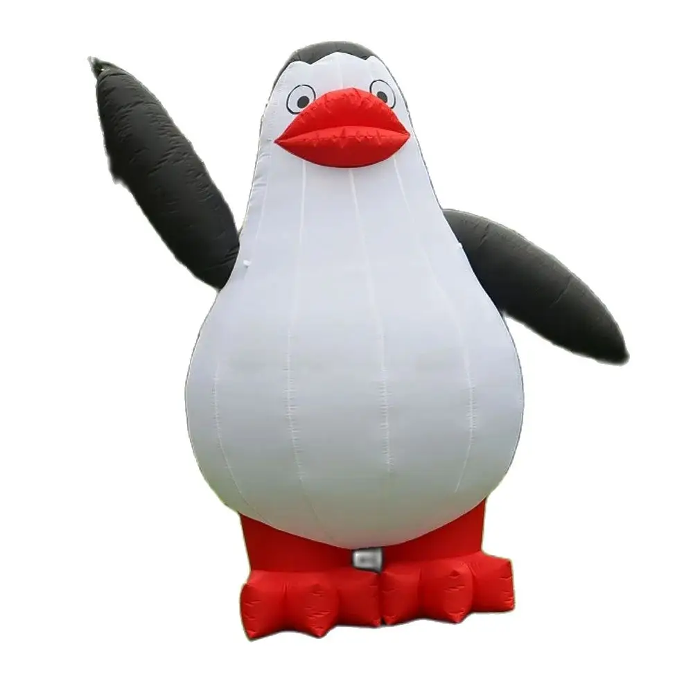 Gigantische Opblaasbare Pinguïn Opblaasbare Mascotte Pinguïn Staande Dier Cartoon Voor Buiten Kerstversiering