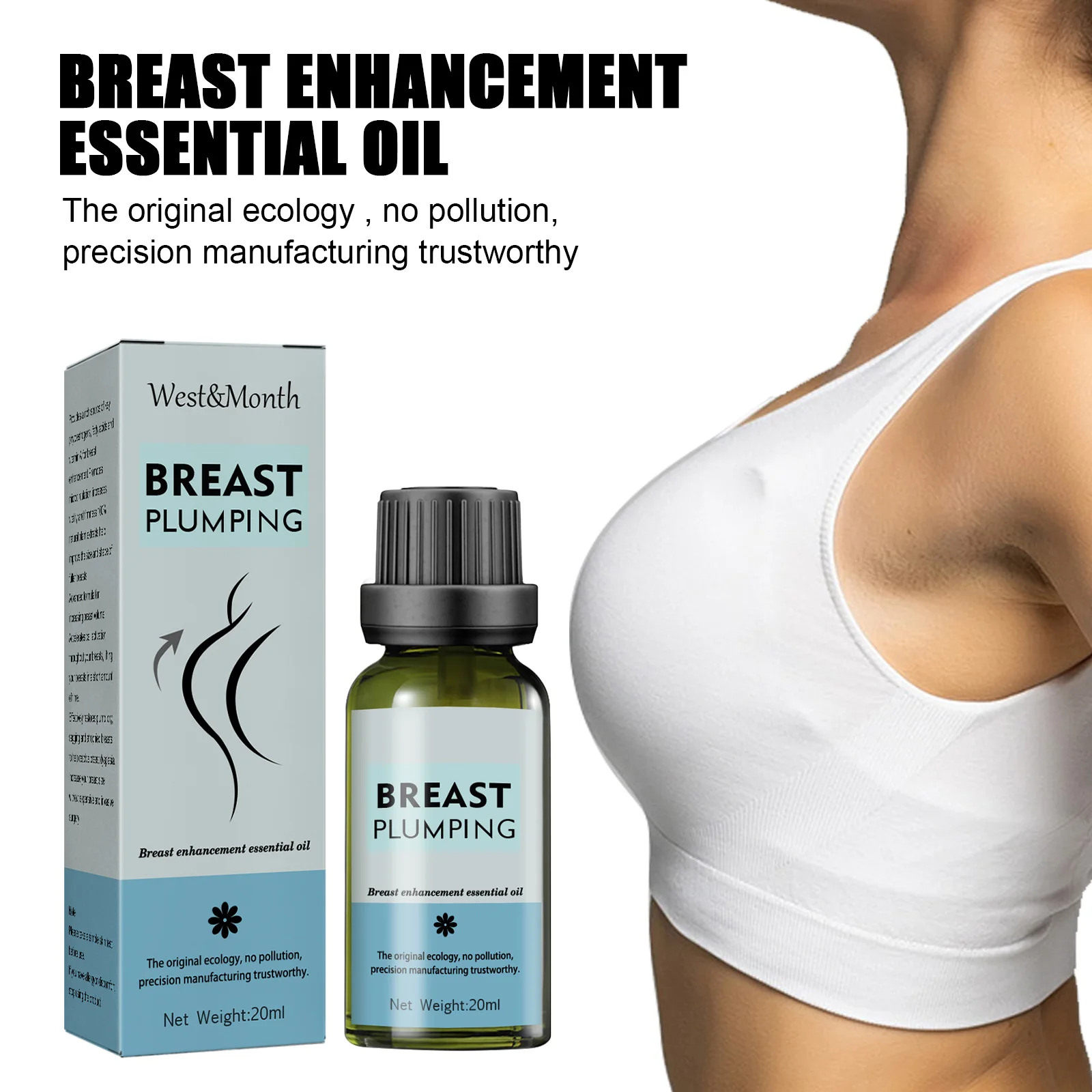 Boobs Breast Enhancement Essential Oil Sexy Breast Plumping Massager Enhancer Chest SPA Beauty Breast Oil Firm Plump Bigger Bust