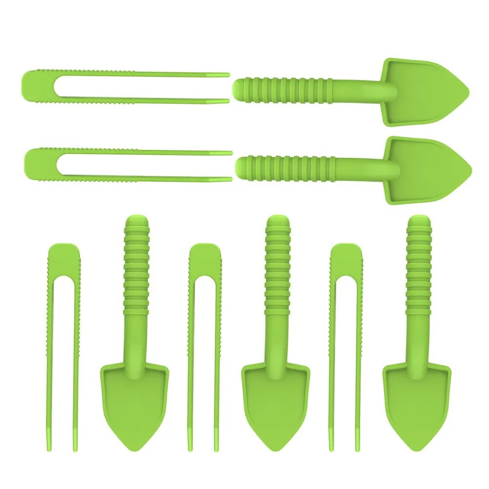 5Set Reptile Cleaning Tools Set Poop Scooper Feeding Tongs Terrarium Cleaner for Lizards Snakes Bearded Dragons Geckos Rats