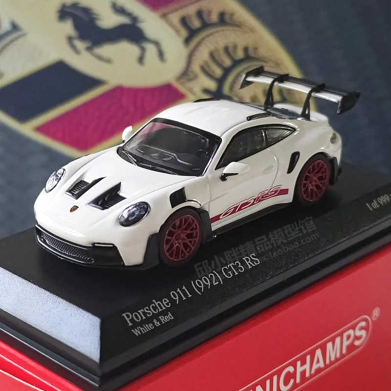 Tarmac Works Model samochodu 1/64 Porsche 911 992 GT3 RS Model samochodu ze stopu symulacja modele wystawowe kolekcja chłopców zabawka urodzinowa prezent