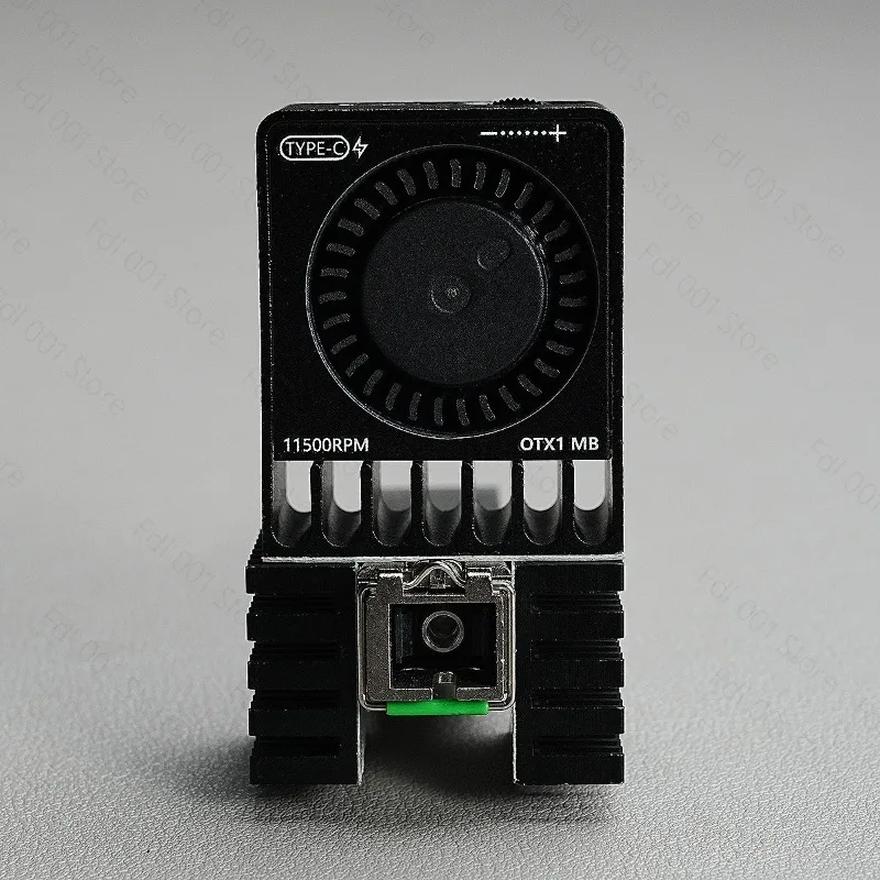 All Aluminum Heat Sink Fan - 11000RPM Speed Control for GPON EPON ODI SFP Optic Modem Cooling