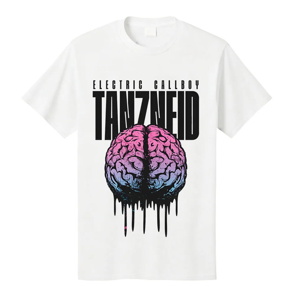 Tanzneid Album Cover Shirt ELECTRIC CALLBOY Band Design T-shirt Unisex Streetwear Cotton Loose Women Men Tshirts Graphic Merch