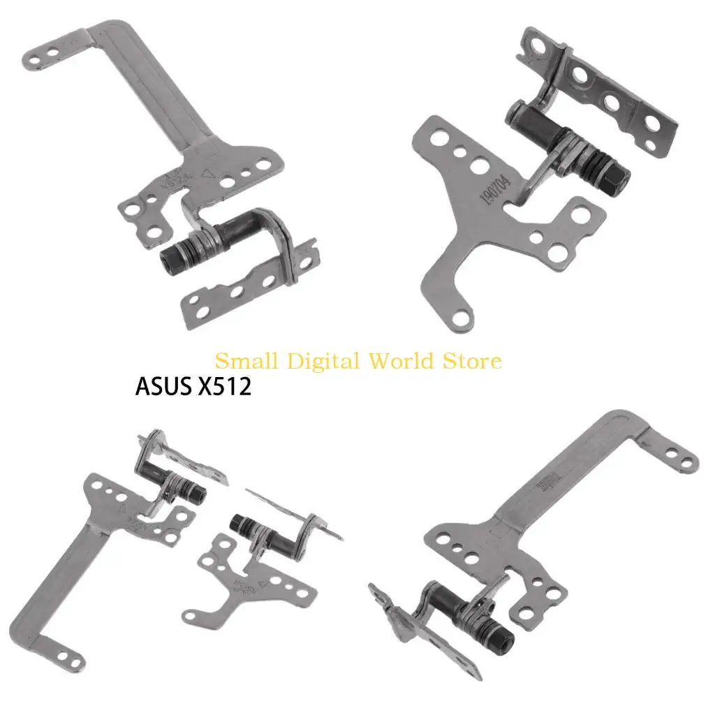 

77UB ЖК-шарнир для ноутбука, комплект левой и правой оси экрана, замена вала для X512 X512F