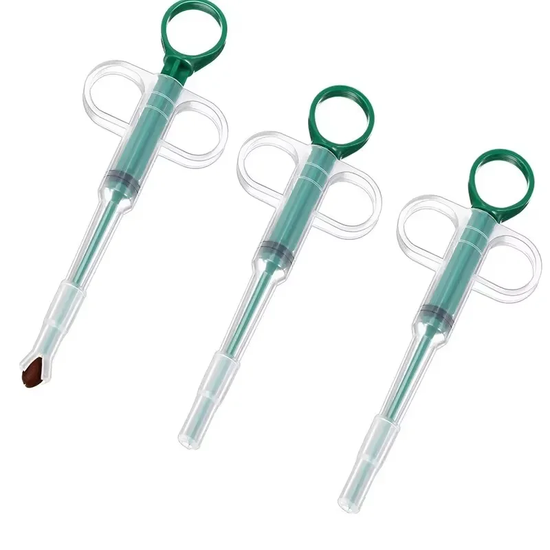 Pet Medicine Feeder Cat Tablet Syringe Feeder Soft Tip Dual Purpose Feeder Pet Pills Applicator Pet Feeding Sickness Care