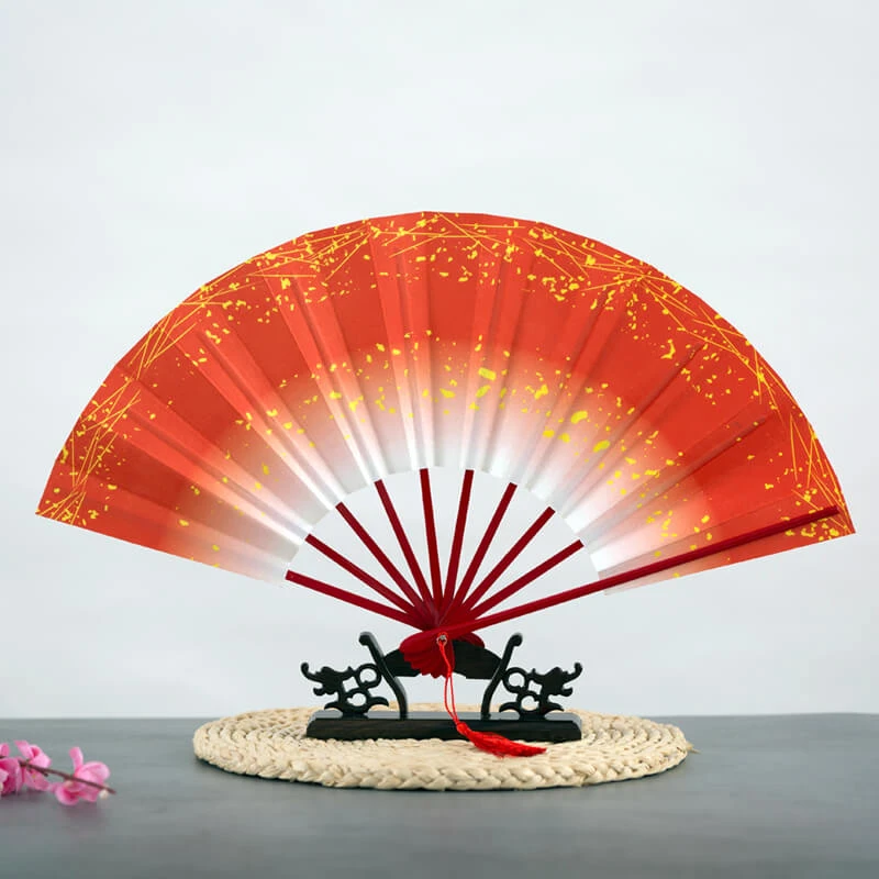 Portable Dance Fan Ventilador Colorful Adult Dancing Hand Fans Waterproof Eventail a Main Abanicos Para Boda Abanicos De Mano