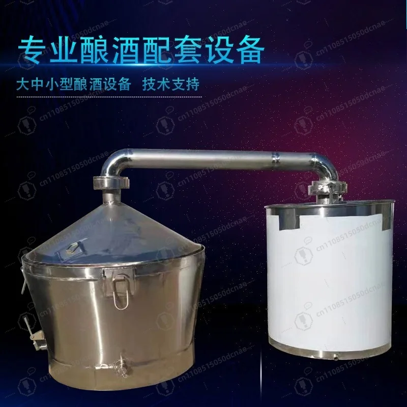 Upgraded A56 20L Alcohol Distiller Home Brewing Kit 304 Stainless Steel Moonshine Still for Baijiu Hydrosol Distilled Water
