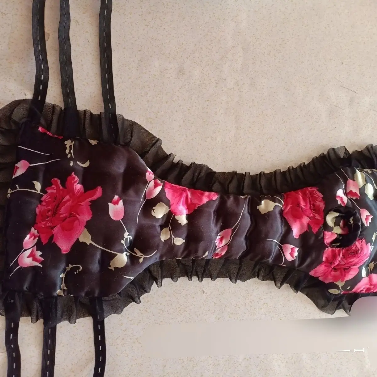 

Handmake Man Thick Leek Proof Cotton Blended Size Puffy Big Silky Touch Lace Hem Foral T-Briefs Elastic Waist