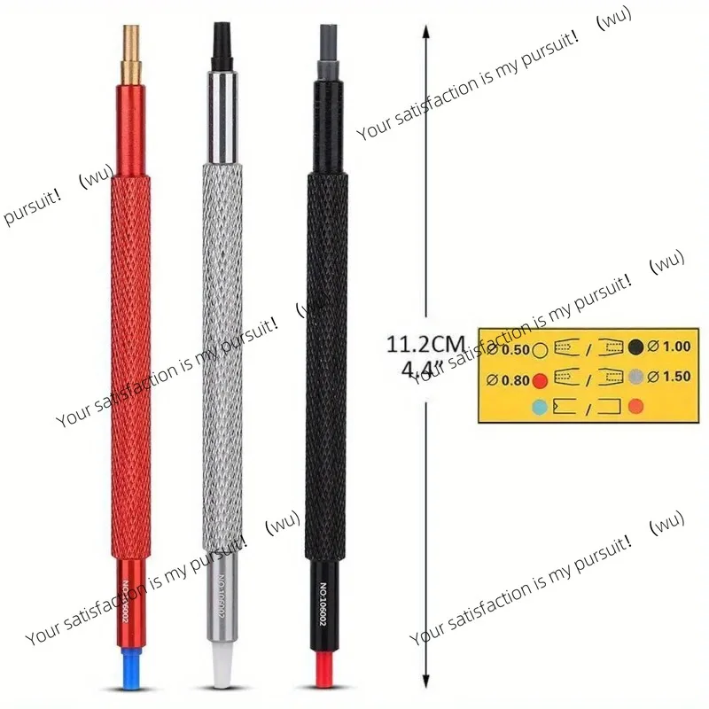 3pcs/lot Watch Hand Pressers Pusher Fitting Set Kit for Watchmaker Repair Tool Wristwatch Rubber Head for Watch Needle Tools