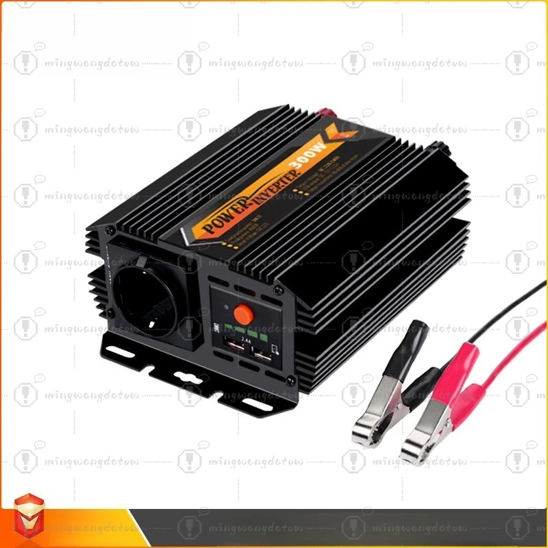 300W Modified Sine Wave Car Inverter 24V, Dual USB & Battery Power Display, Special for Vehicle