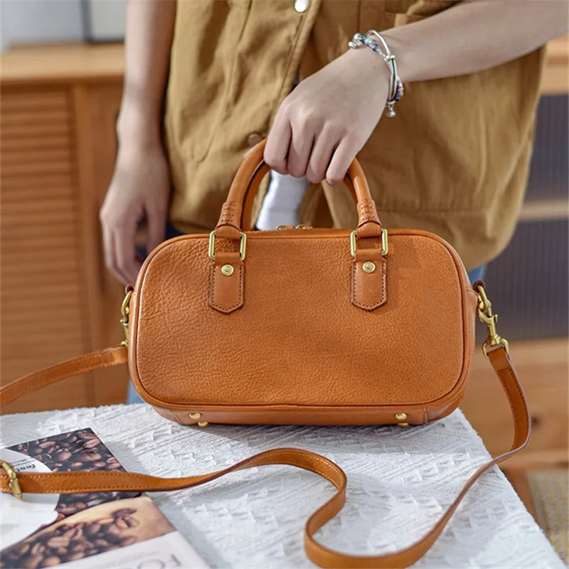 PNDME wysokiej jakości pierwsza warstwa skóry bydlęcej torebka damska prosta moda luksusowa miękka prawdziwa skóra bydlęca kobieca torba na ramię typu crossbody