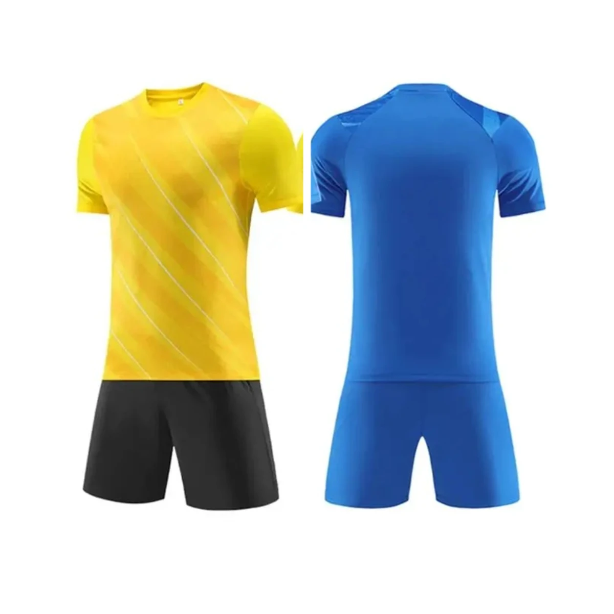 

Летний мужской комплект тренировочных топов для футбола и бадминтона 2025 года — повседневные футболки и брюки, спортивная одежда, модная удобная посадка