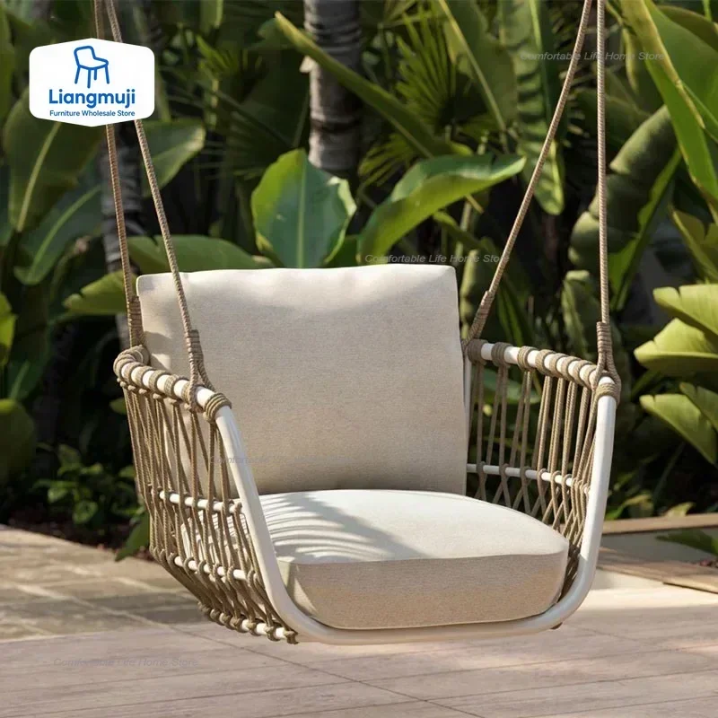 

Современные подвесные качели-гамаки класса люкс для патио, уличные качели-кресла, садовая мебель, Ayunan. LLPS