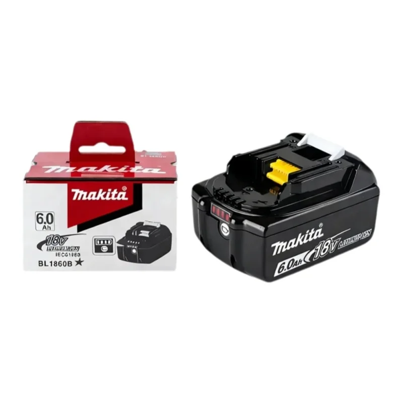 2026 Makita Original Lithium-Ionen-Akku 18V 6000mAh 18V Ersatzakkus BL1860 BL1830 BL1850 BL1860B