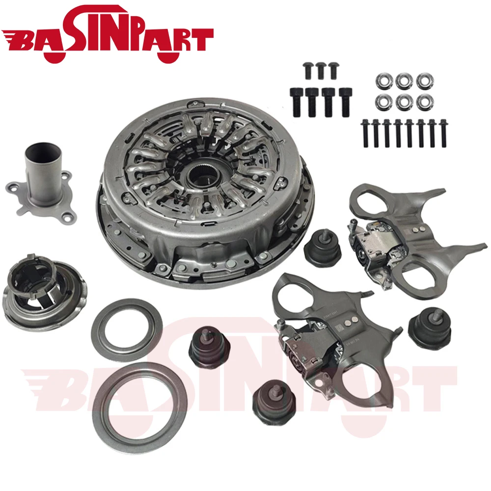 Nuevo embrague doble de transmisión 602000800 6DCT250 DPS6 con horquilla de cambio Powershift Kit para Ford Focus Fiesta Fusion Transit Courier