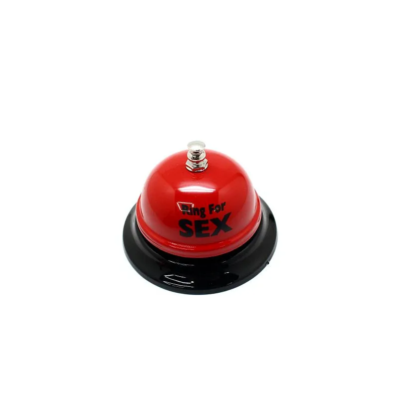 Sex Glocke Ring Spielzeug Spiel Neuheit Geschenk Kreative Rote Glocke oder Paar Flirten Rot Metall Sex Lustige Tisch Ring Glocke – Detail 6