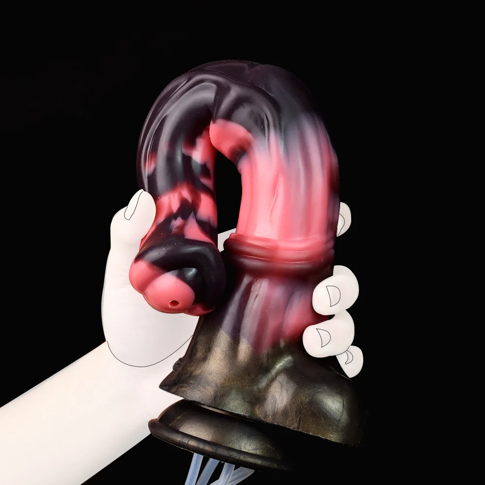 YOCY التدفق الحصان دسار السائل السيليكون الحيوان الحصان القضيب شفط كأس قضبان اصطناعية شرجية السفينة من الولايات المتحدة #2